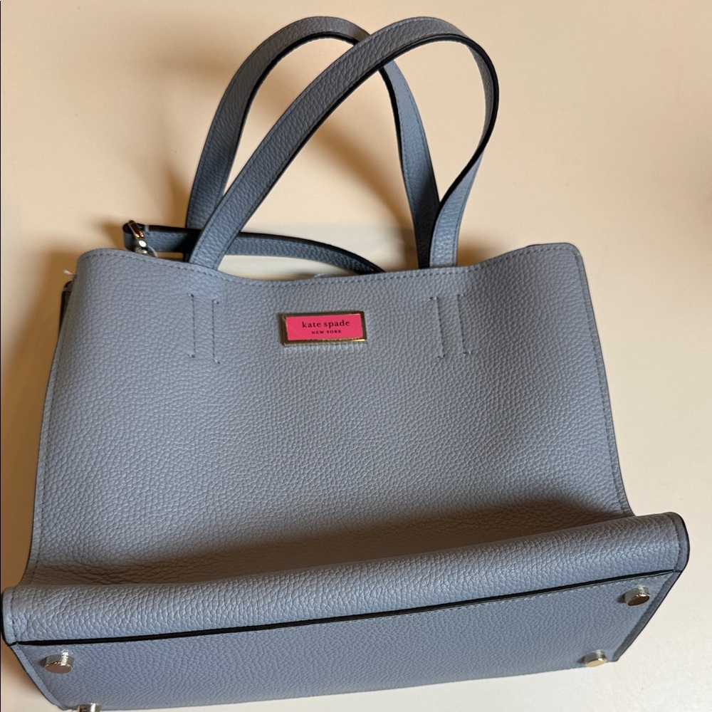 Kate Spade Gray Pebbled Tote
